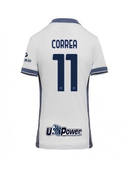 Inter Milan Joaquin Correa #11 Replika Borta Kläder Dam 2024-25 Kortärmad